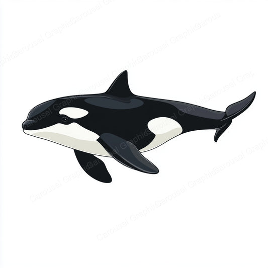 Orca Vector Graphic preview