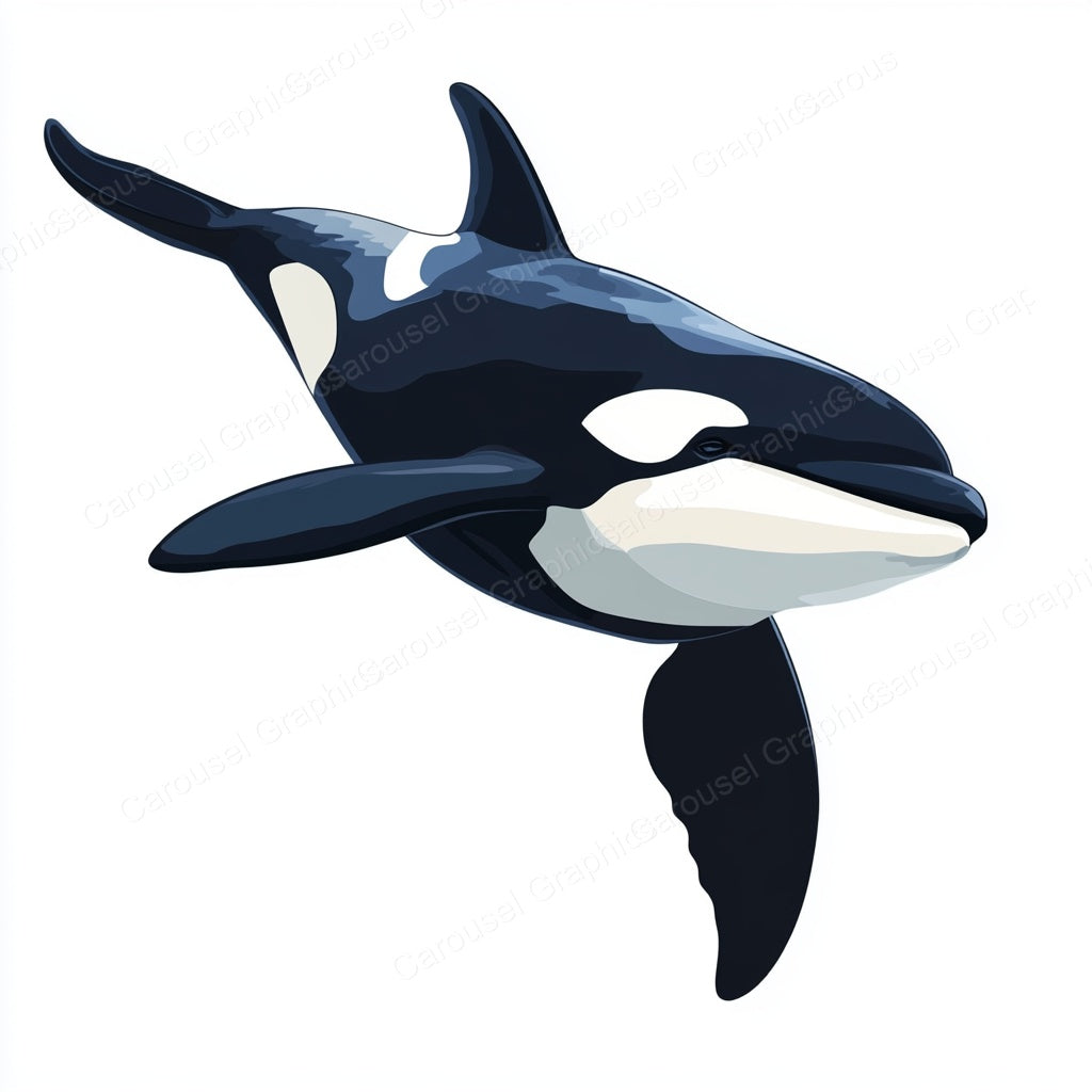 Orca Vector Graphic preview