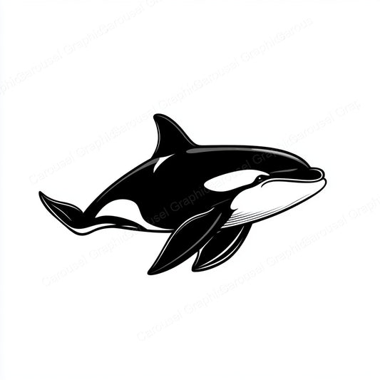 Orca Vector Graphic preview