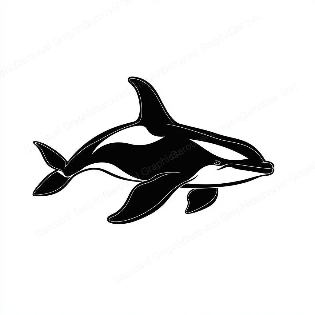 Orca Vector Graphic preview