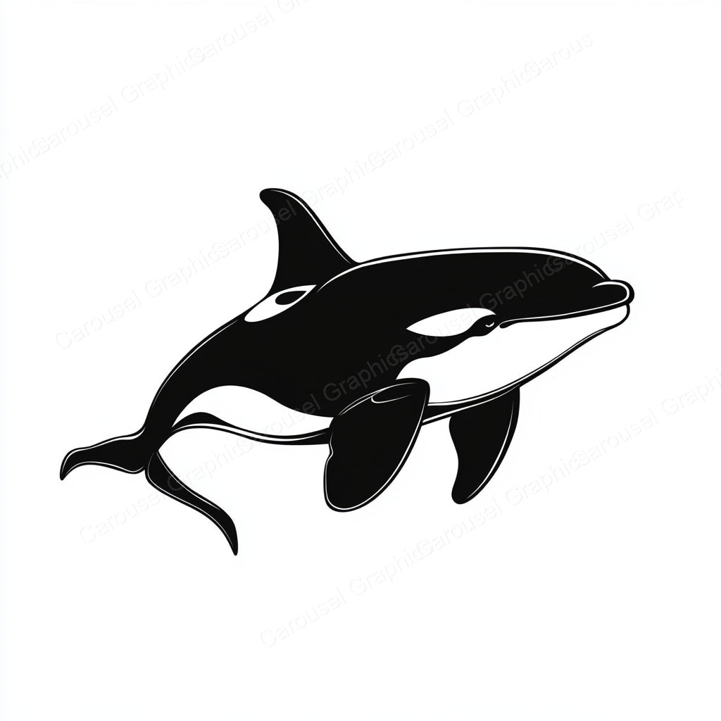 Orca Vector Graphic preview