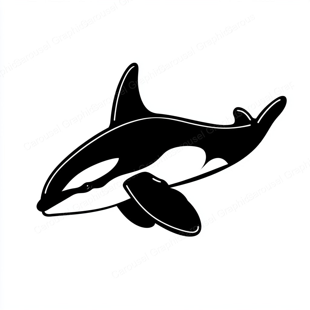 Orca Vector Graphic preview