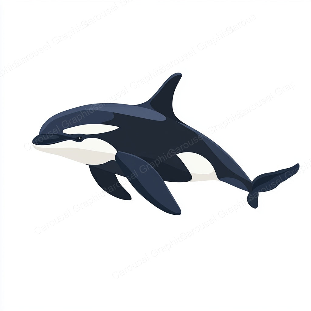 Orca Vector Graphic preview