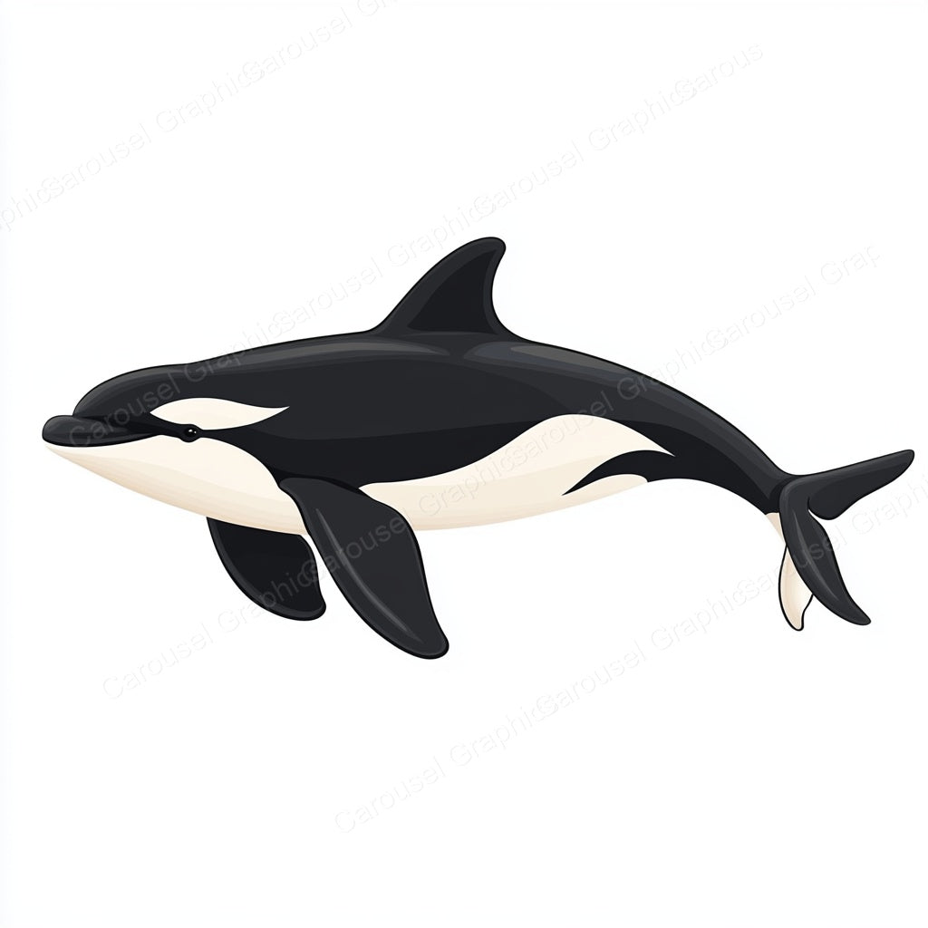 Orca Vector Graphic preview