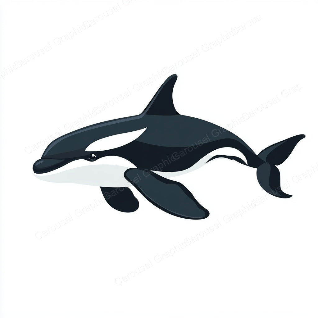 Orca Vector Graphic preview