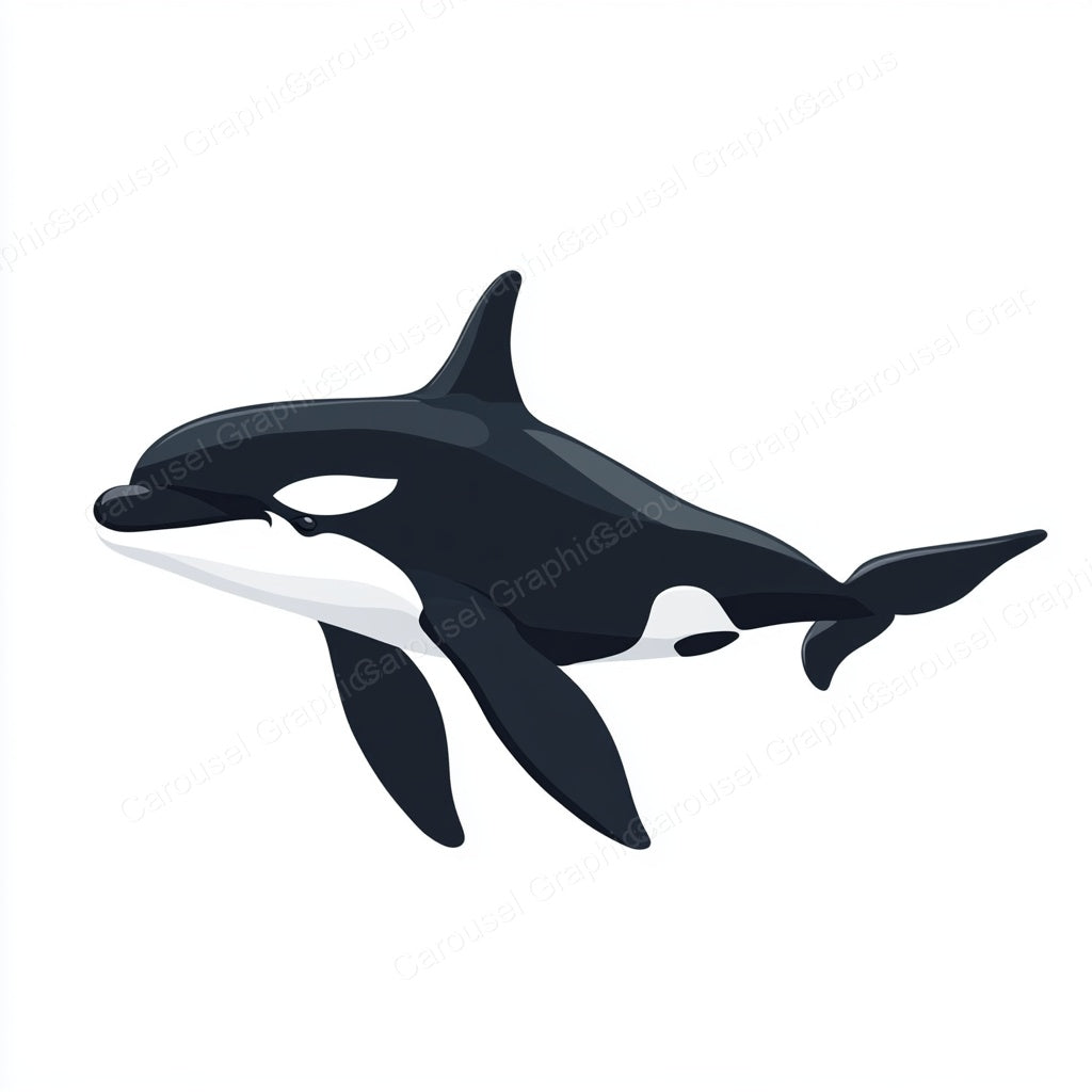 Orca Vector Graphic preview