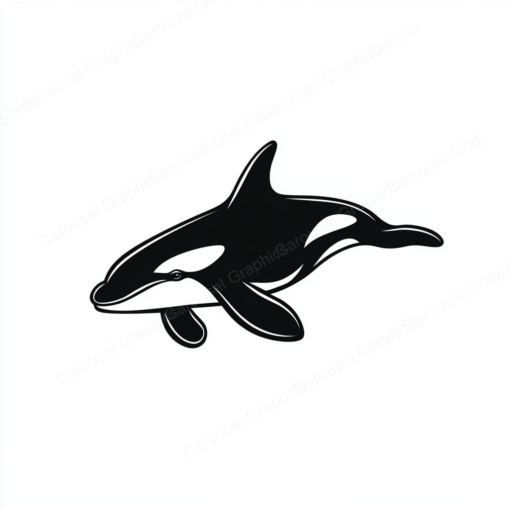 Orca Vector Graphic preview