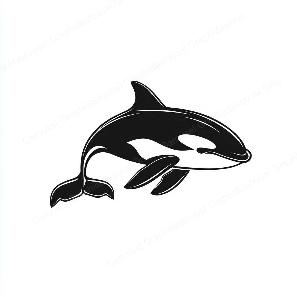 Orca Vector Graphic preview
