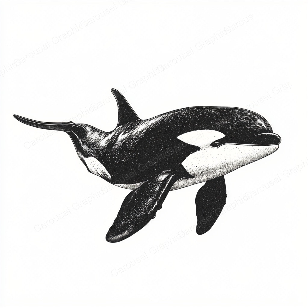 Orca Vector Graphic preview