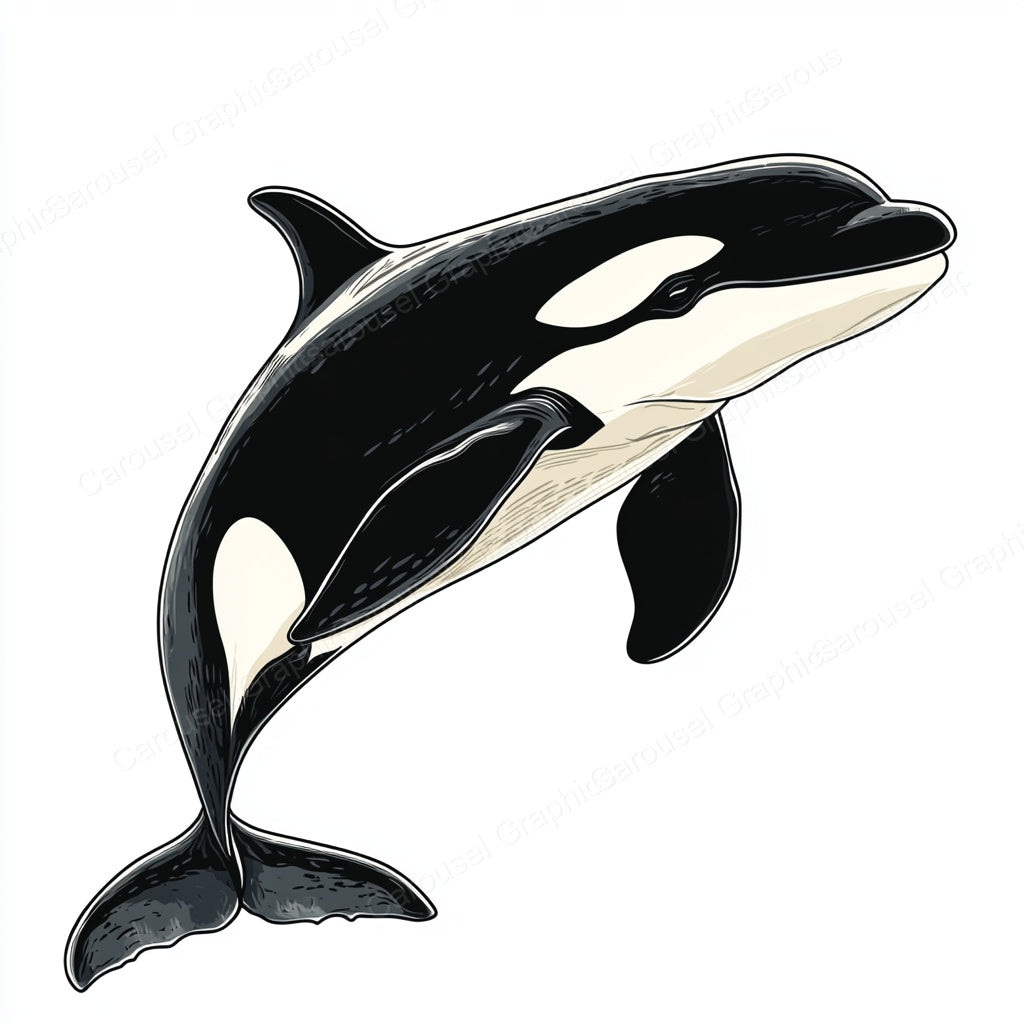 Orca Vector Graphic preview