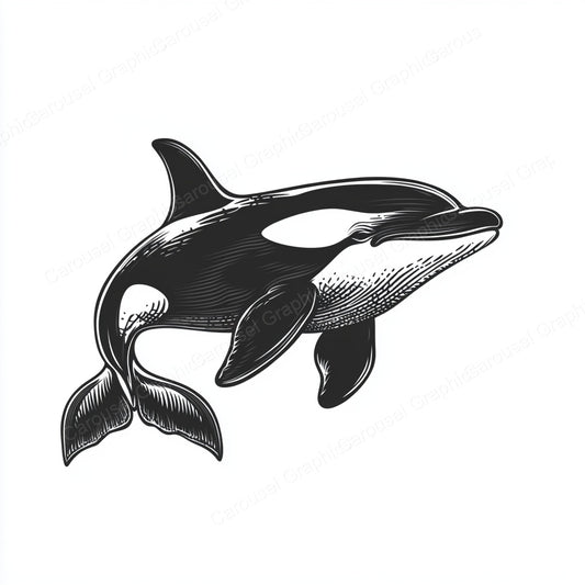 Orca Vector Graphic preview