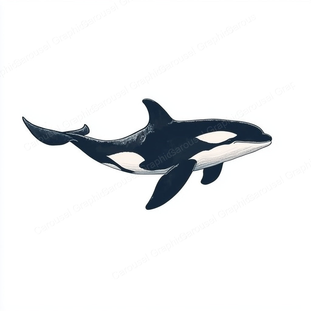 Orca Vector Graphic preview