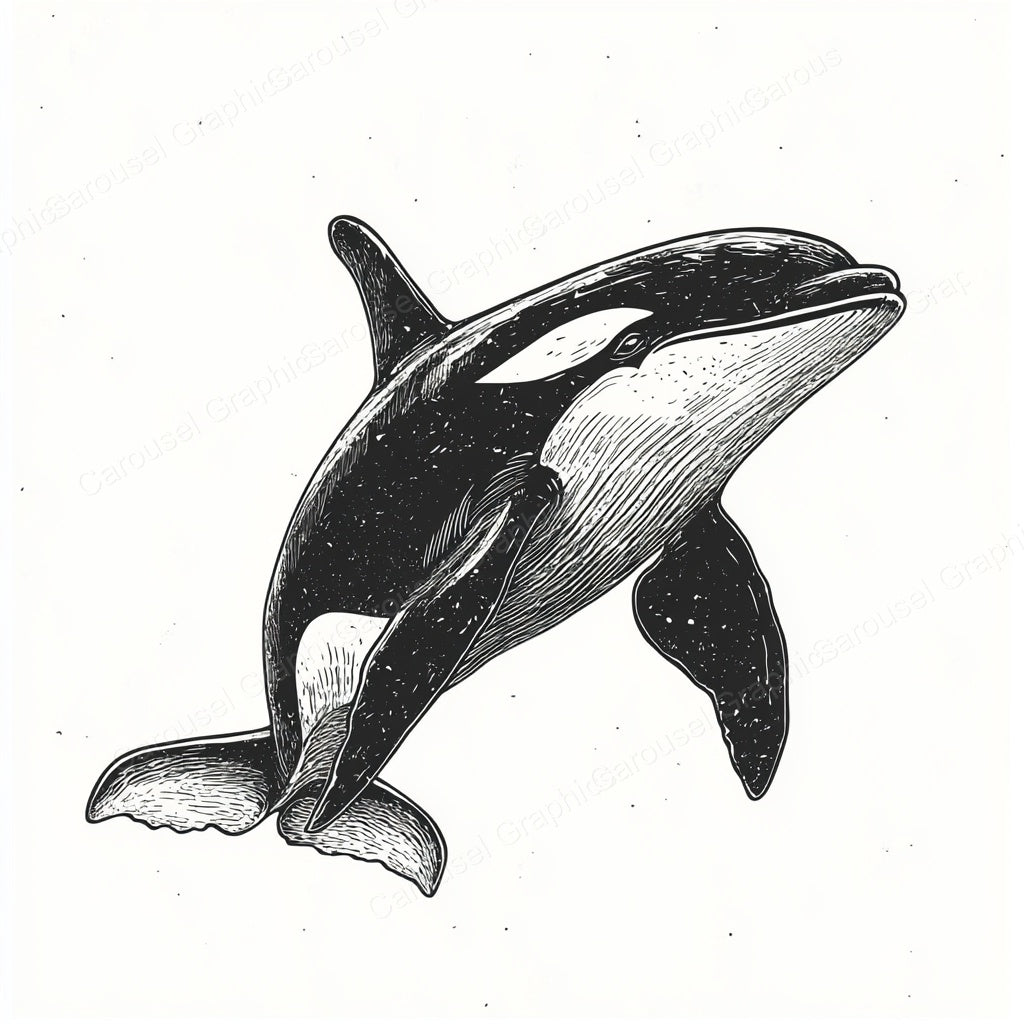 Orca Vector Graphic preview