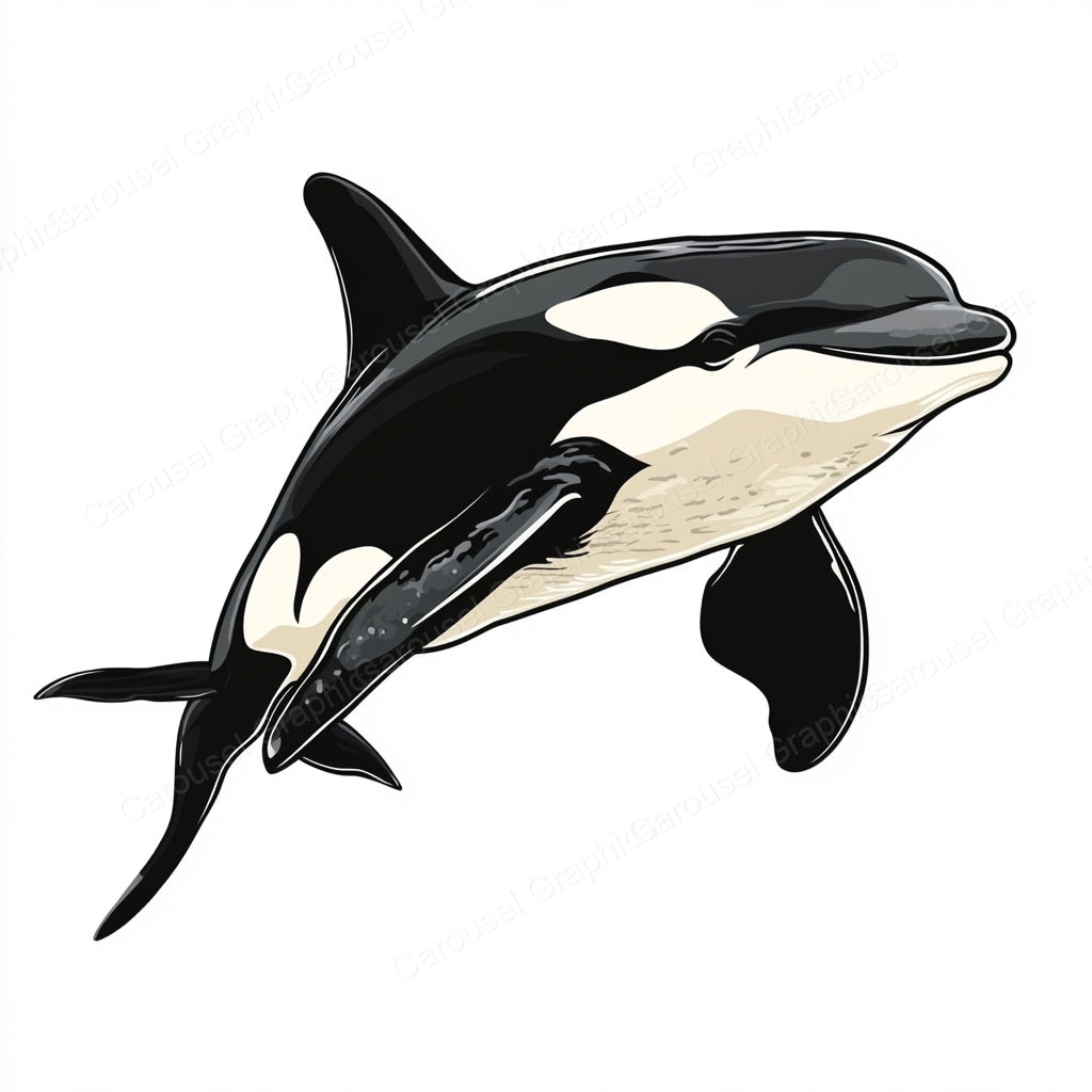 Orca Vector Graphic preview