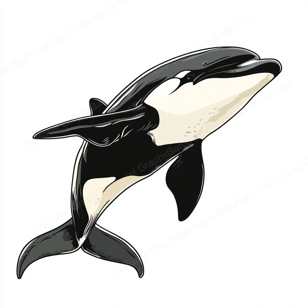 Orca Vector Graphic preview