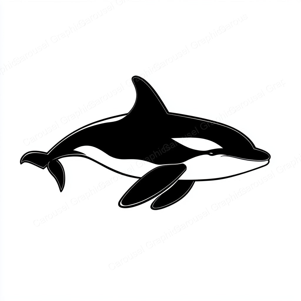 Orca Vector Graphic preview