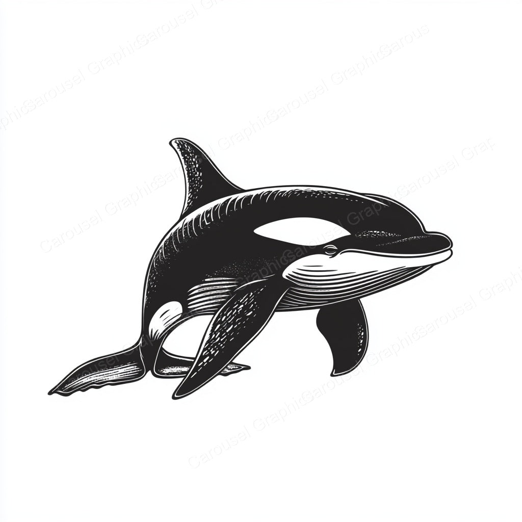 Orca Vector Graphic preview