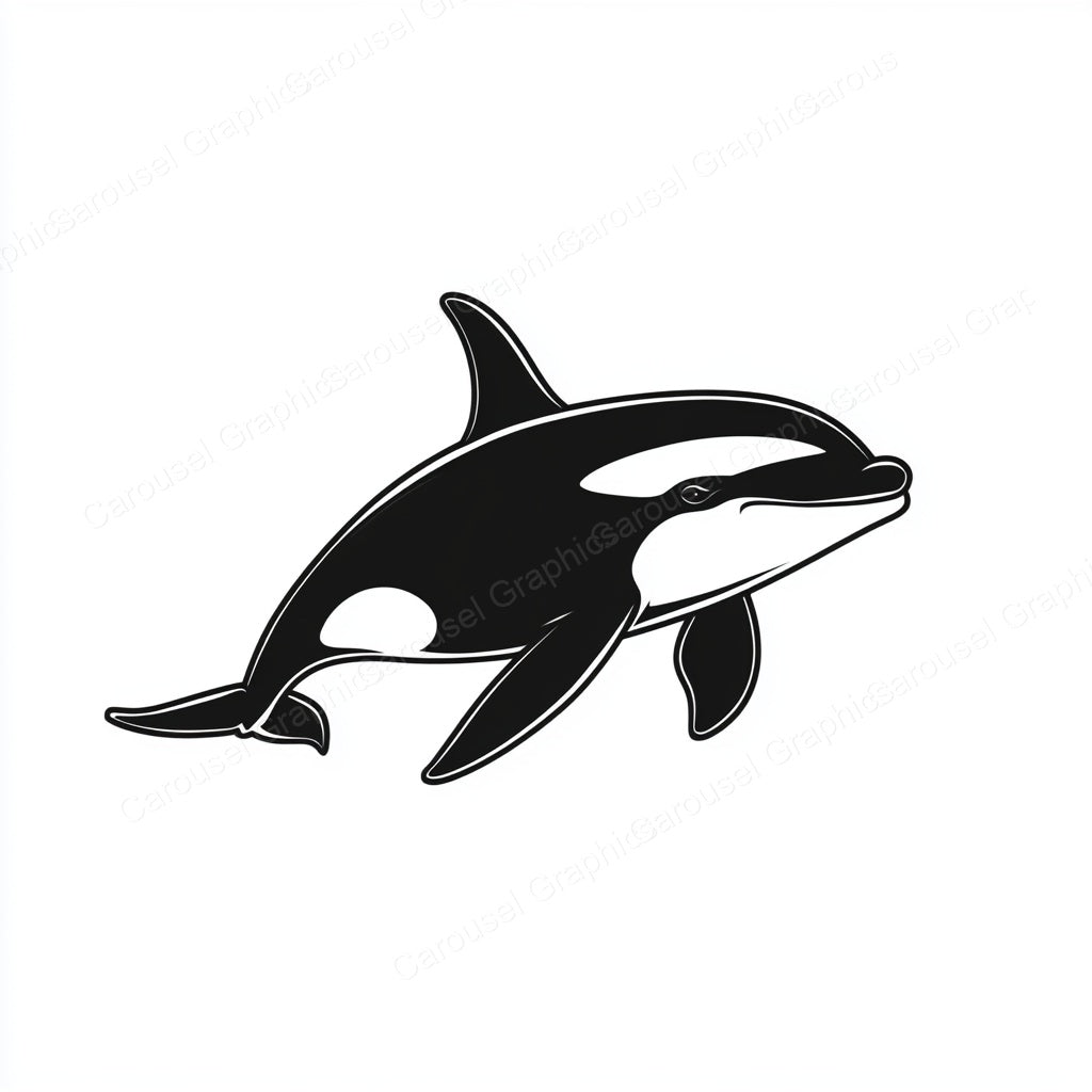 Orca Vector Graphic preview