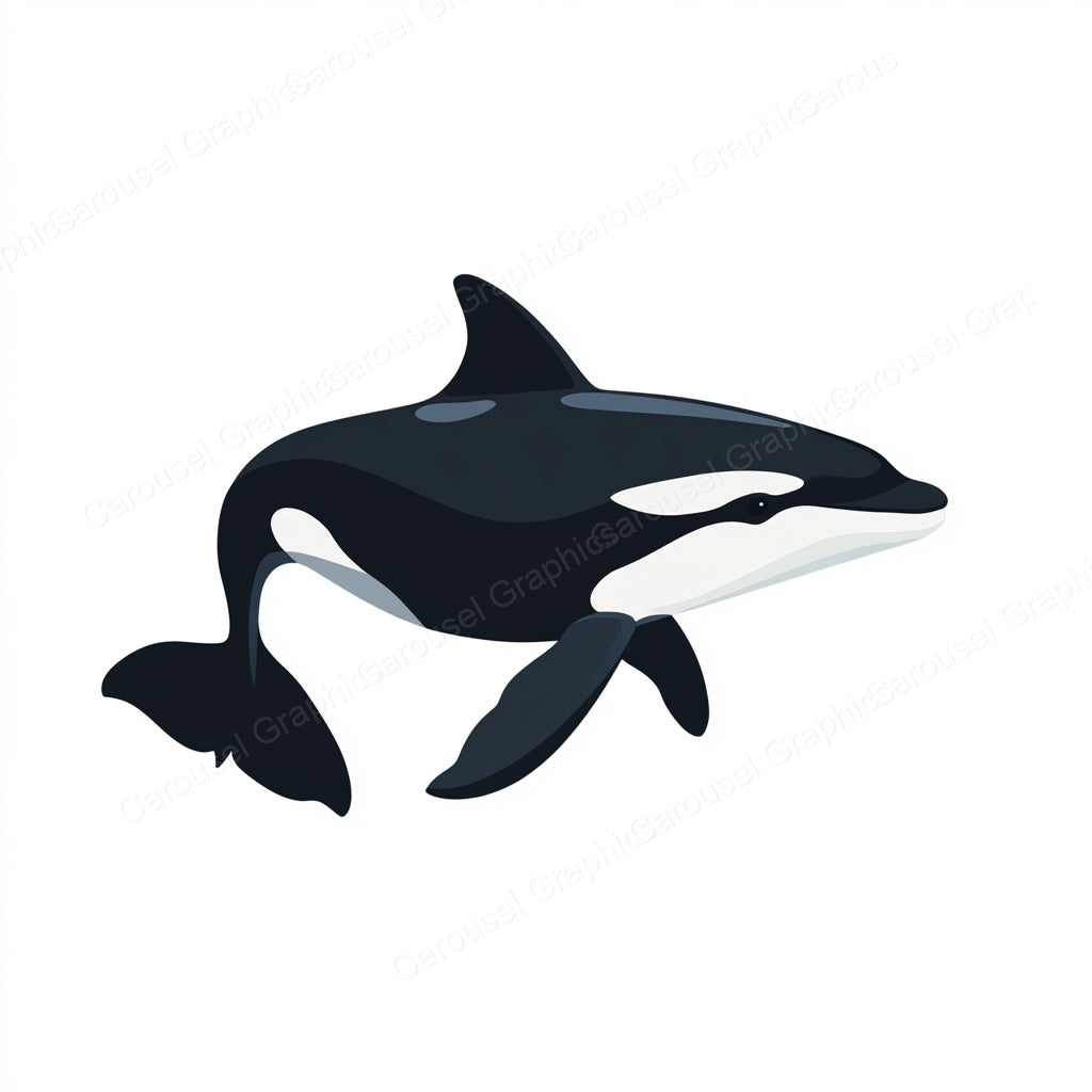 Orca Vector Graphic preview