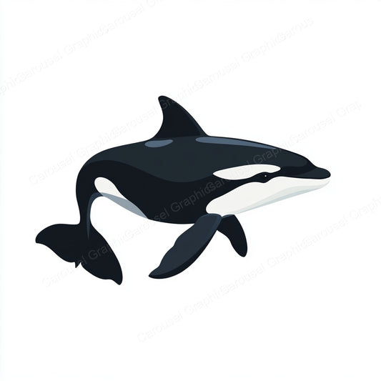 Orca Vector Graphic preview