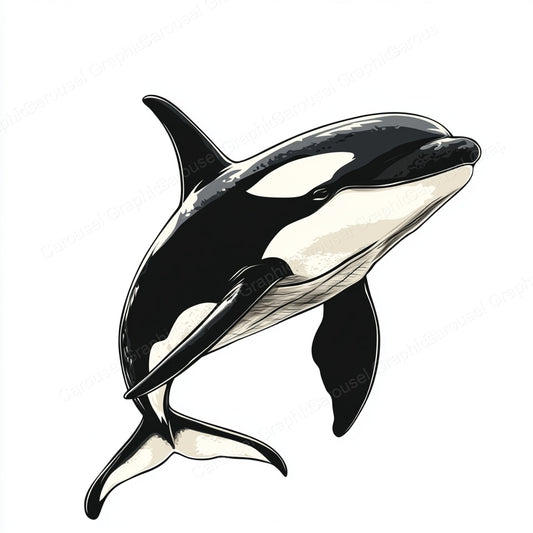 Orca Vector Graphic preview