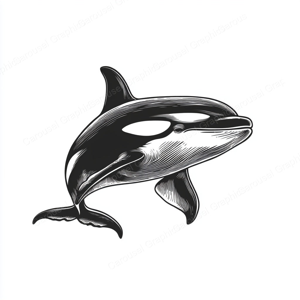 Orca Vector Graphic preview