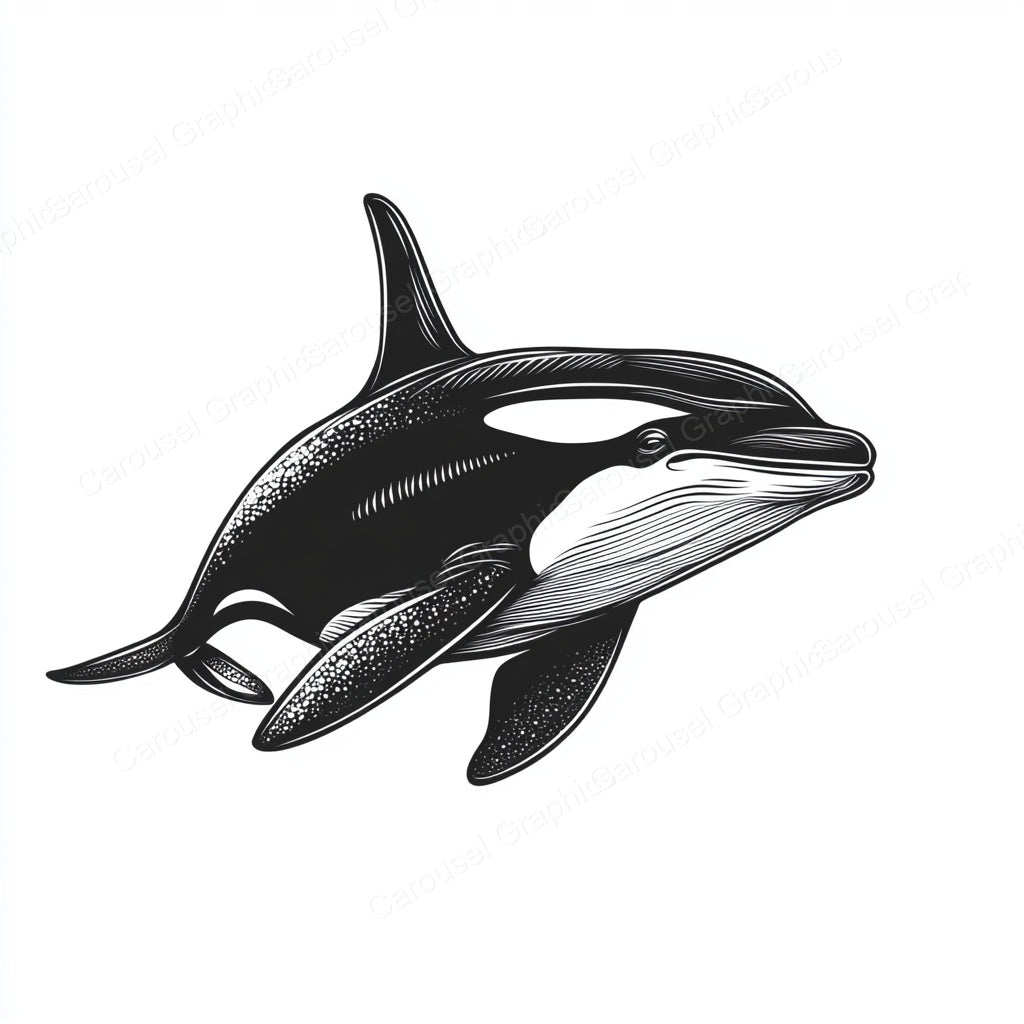 Orca Vector Graphic preview