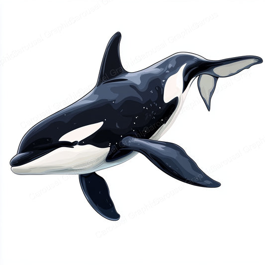 Orca Vector Graphic preview
