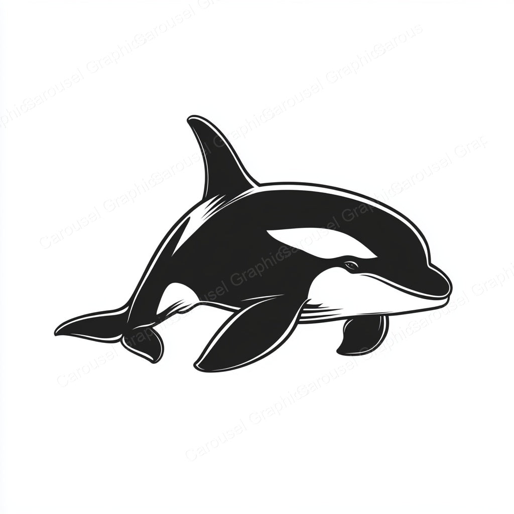 Orca Vector Graphic preview