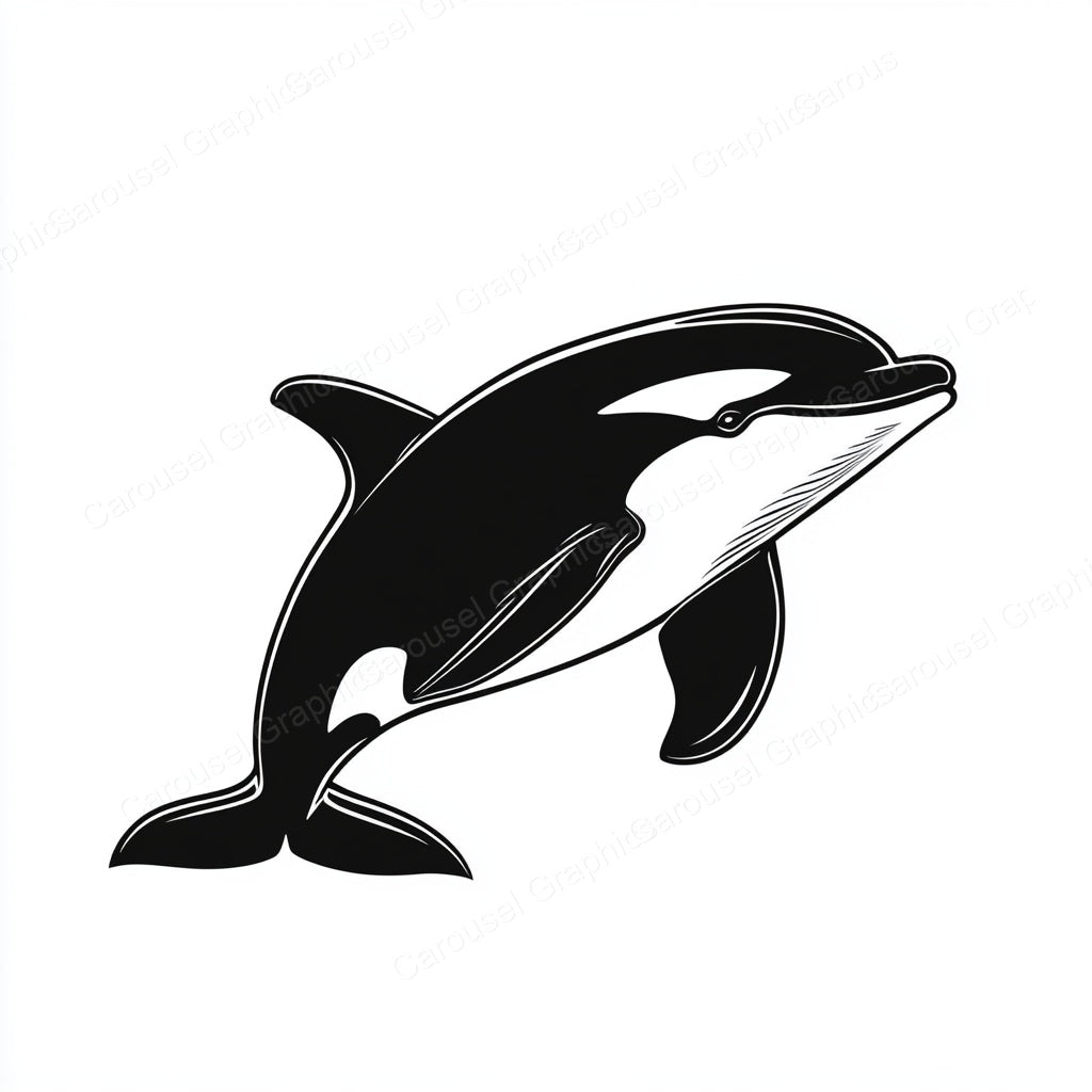 Orca Vector Graphic preview
