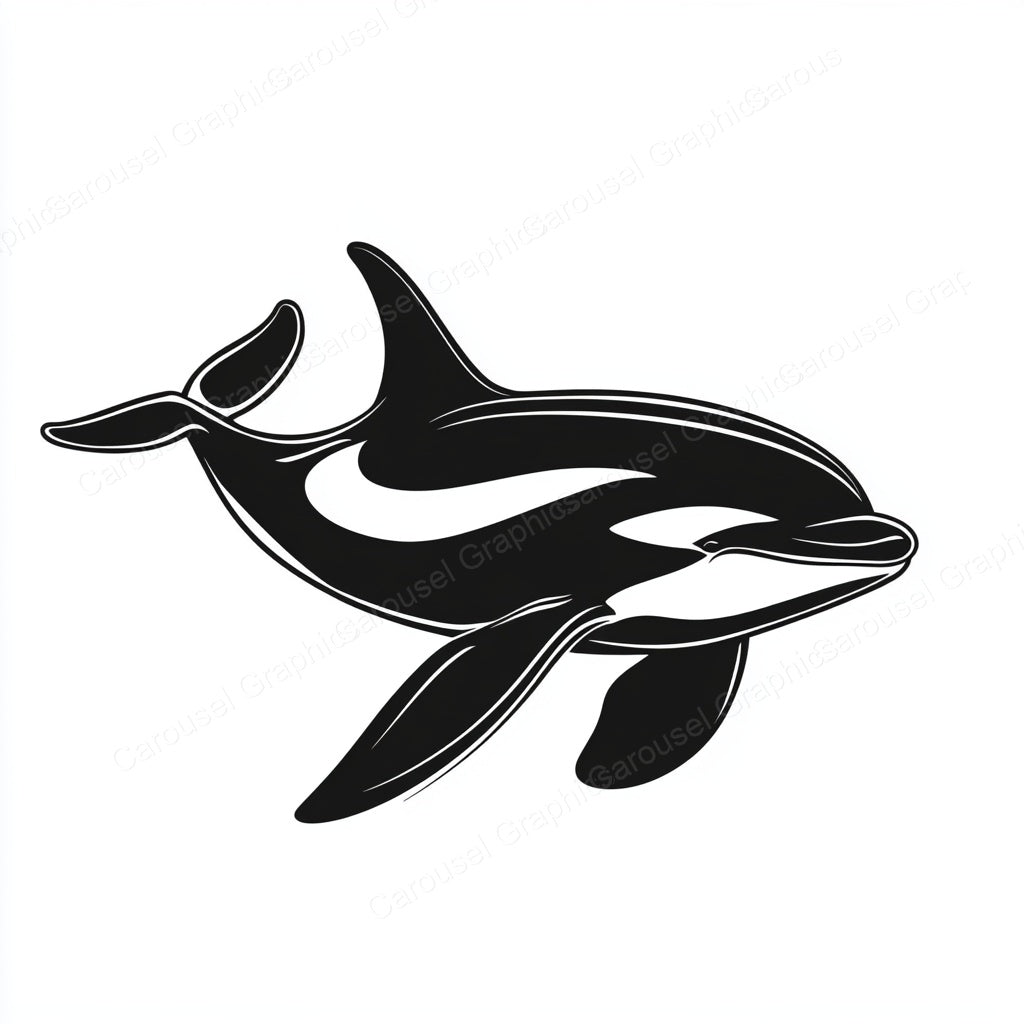 Orca Vector Graphic preview