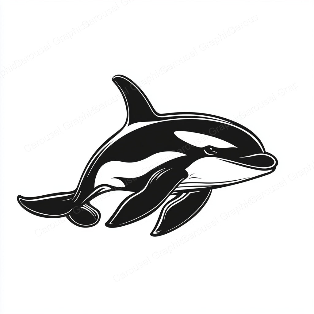 Orca Vector Graphic preview