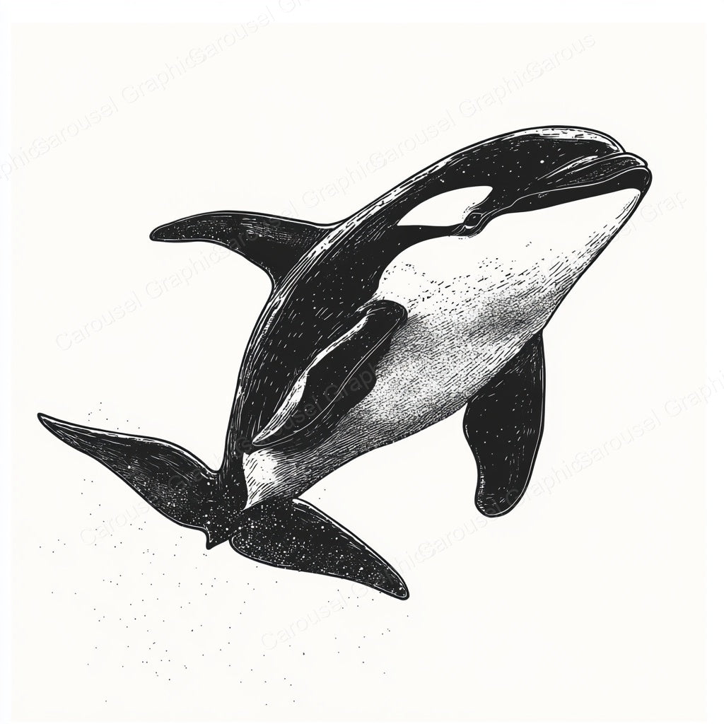Orca Vector Graphic preview