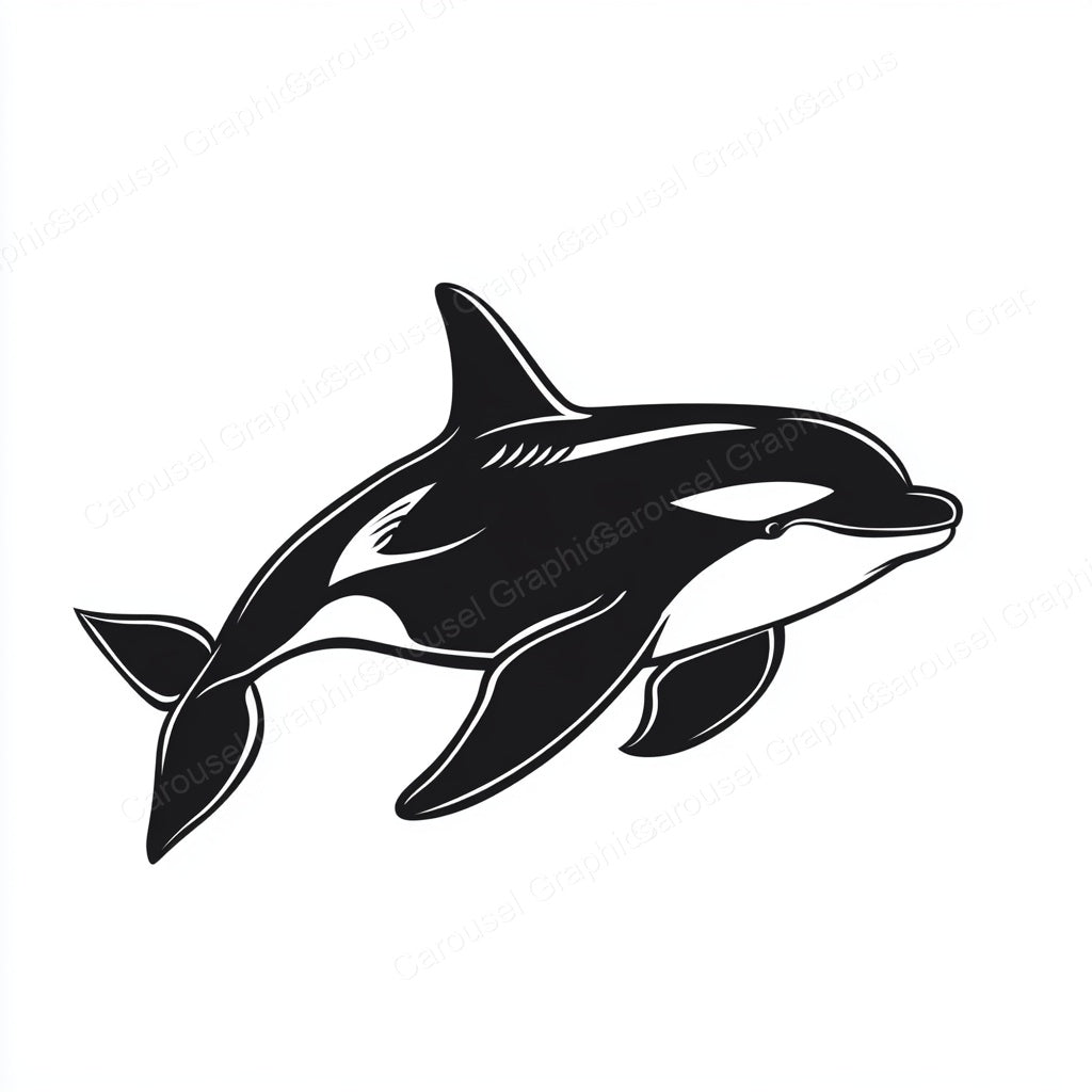 Orca Vector Graphic preview