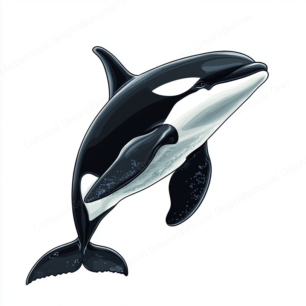 Orca Vector Graphic preview