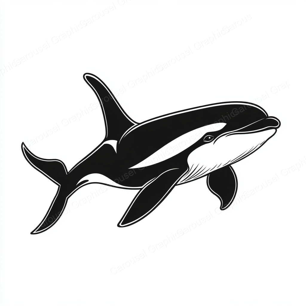Orca Vector Graphic preview