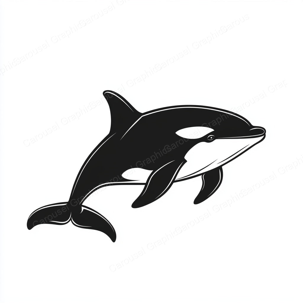 Orca Vector Graphic preview