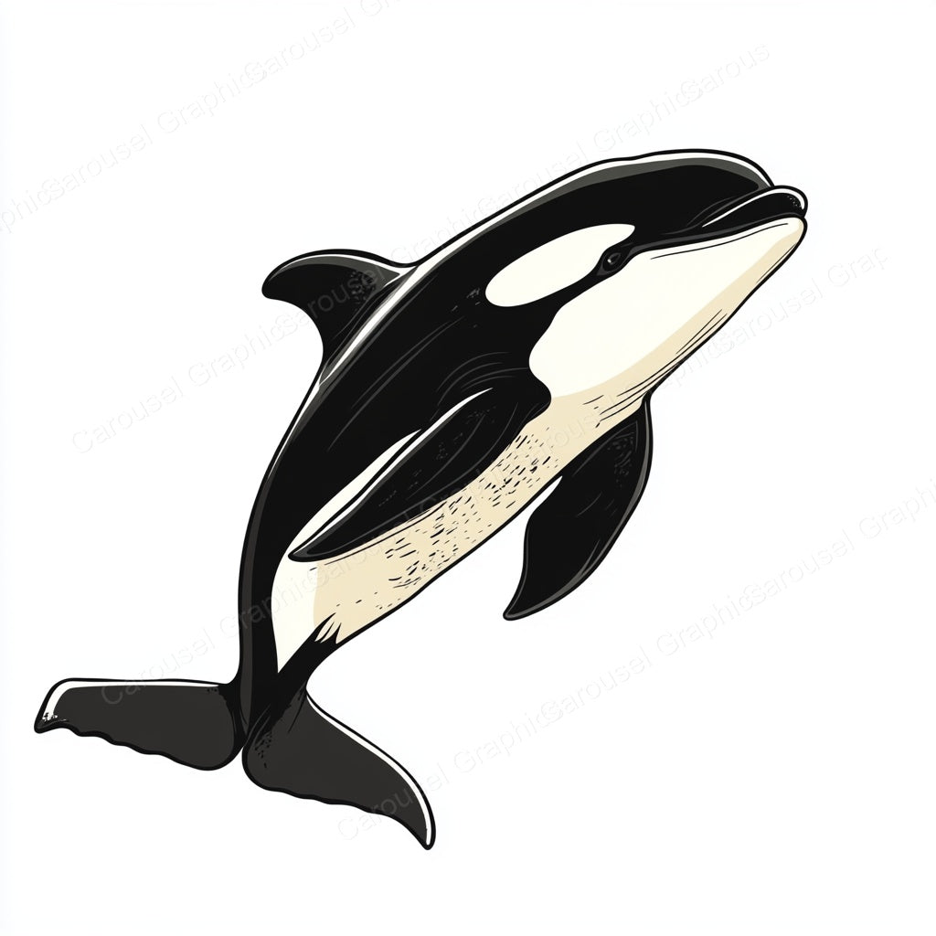 Orca Vector Graphic preview
