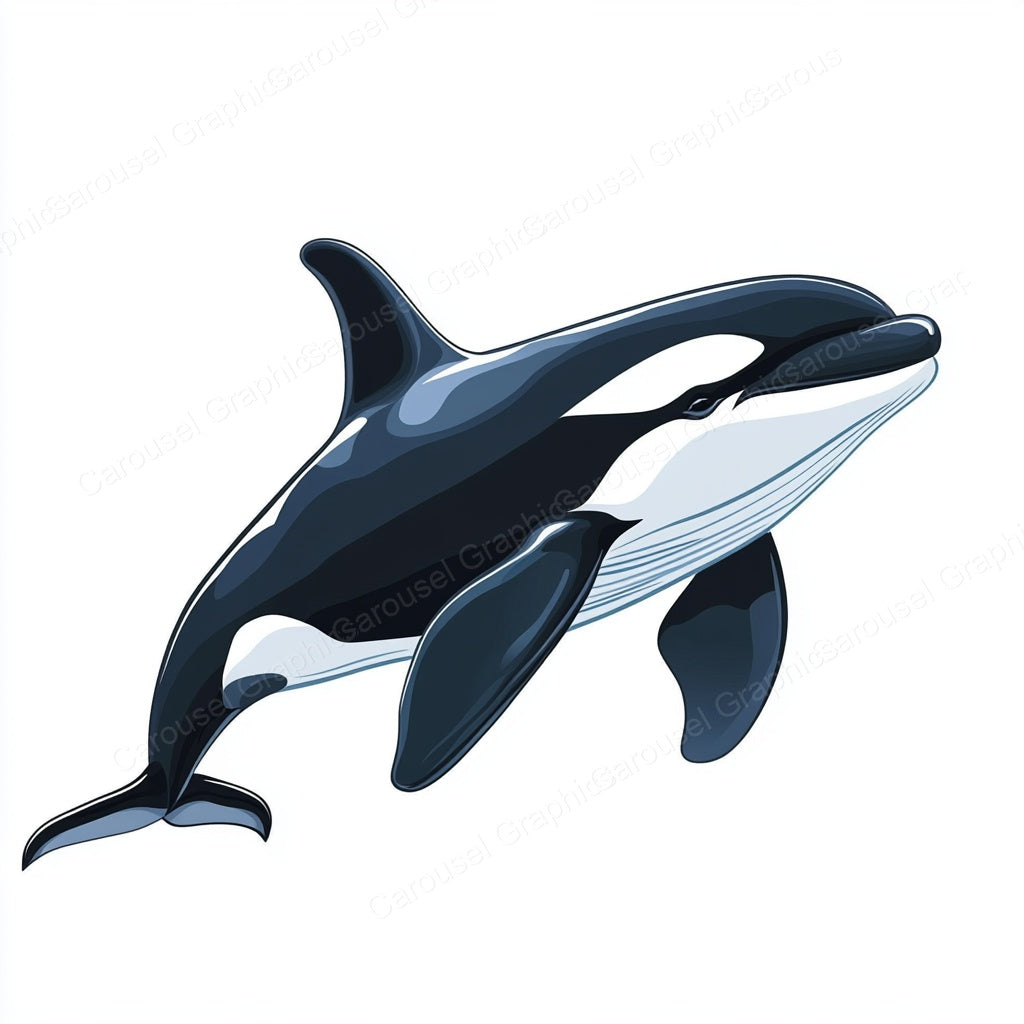 Orca Vector Graphic preview