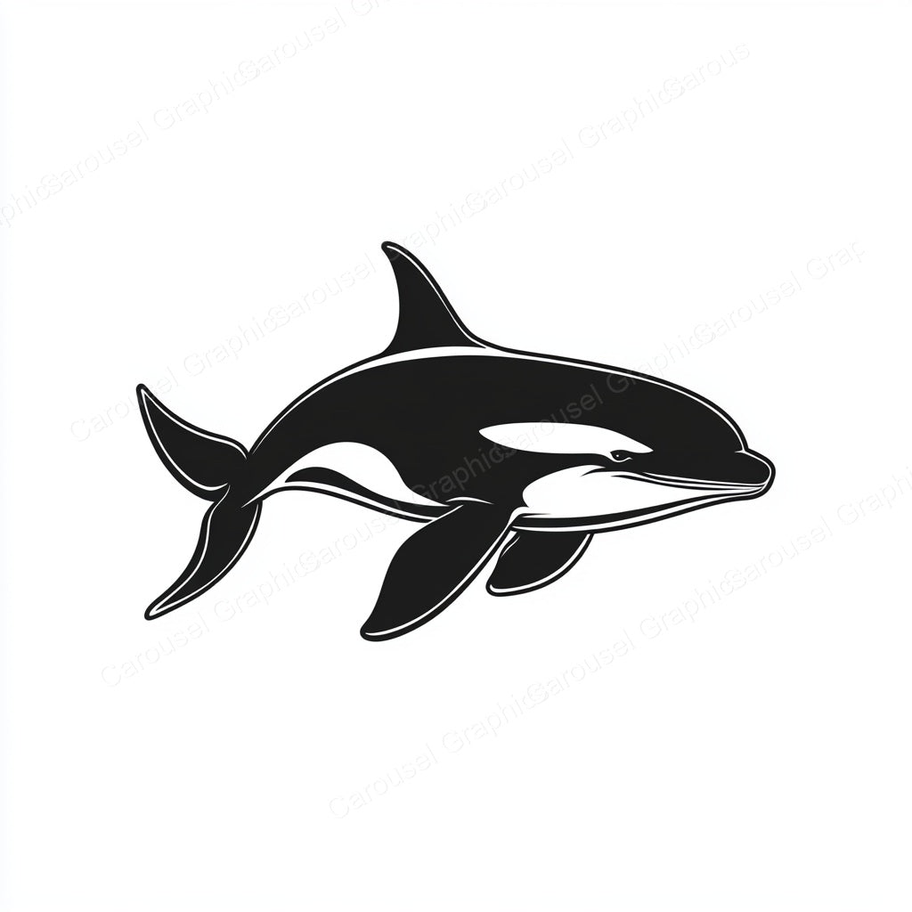 Orca Vector Graphic preview