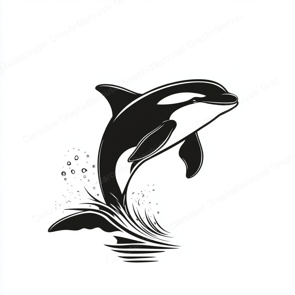 Orca Vector Graphic preview