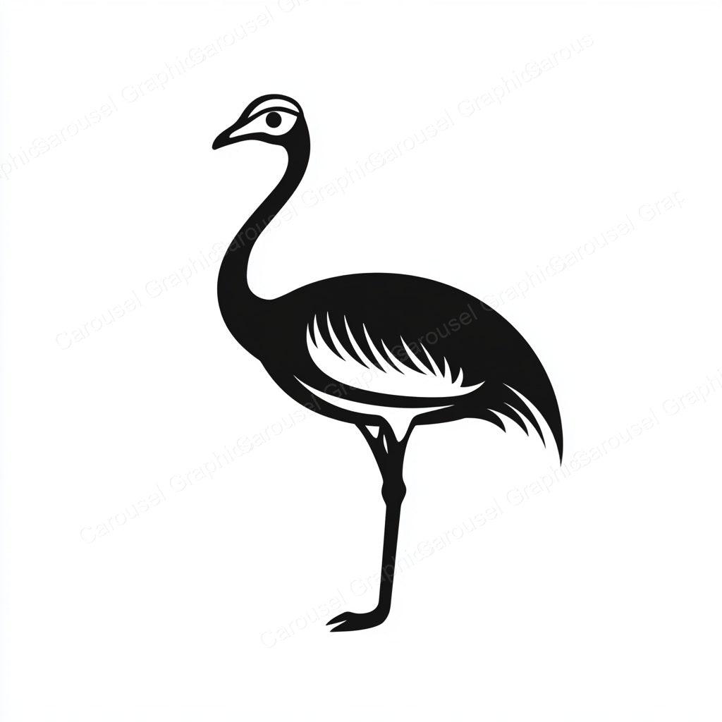 Ostrich Vector Graphic preview