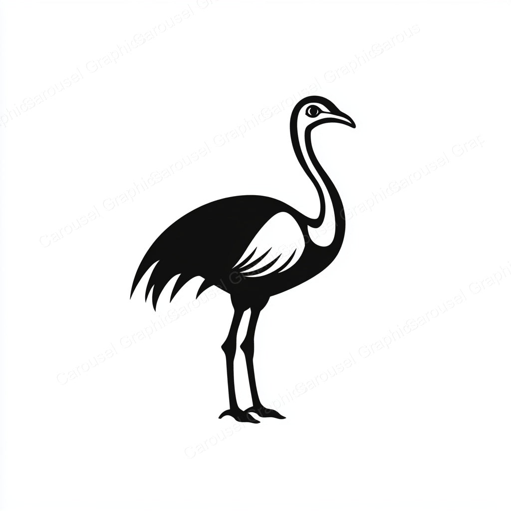 Ostrich Vector Graphic preview