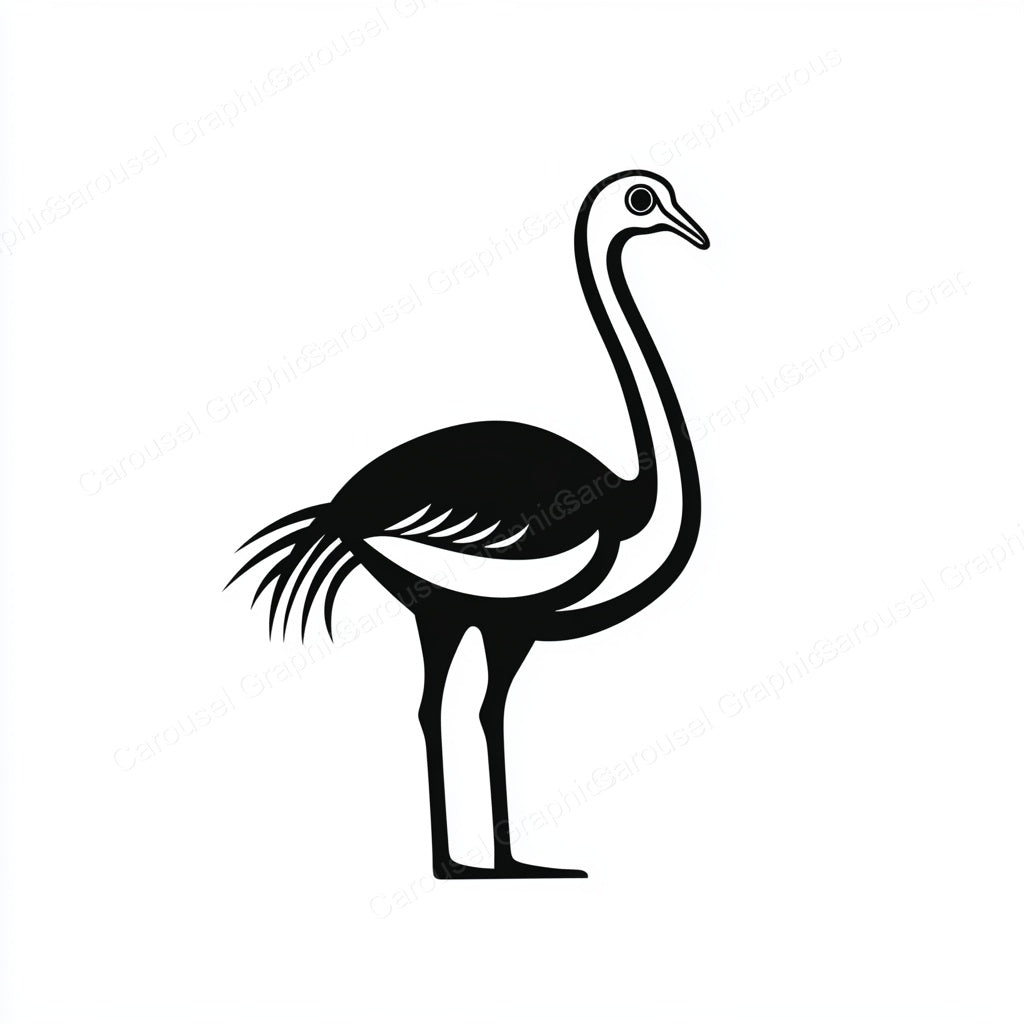 Ostrich Vector Graphic preview