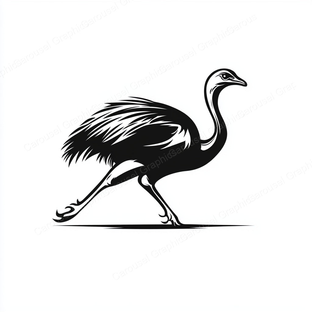 Ostrich Vector Graphic preview