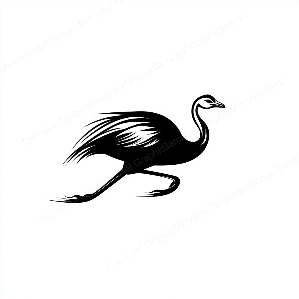 Ostrich Vector Graphic preview