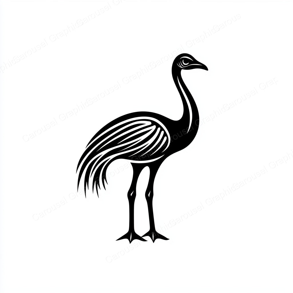 Ostrich Vector Graphic preview