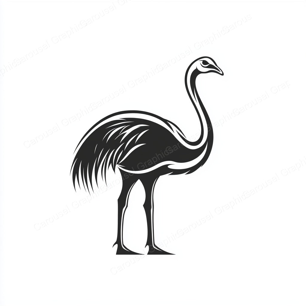 Ostrich Vector Graphic preview