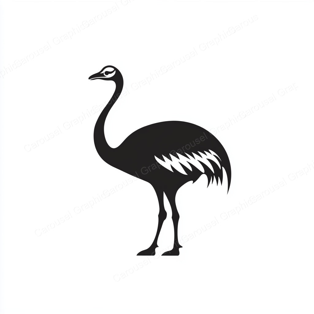 Ostrich Vector Graphic preview