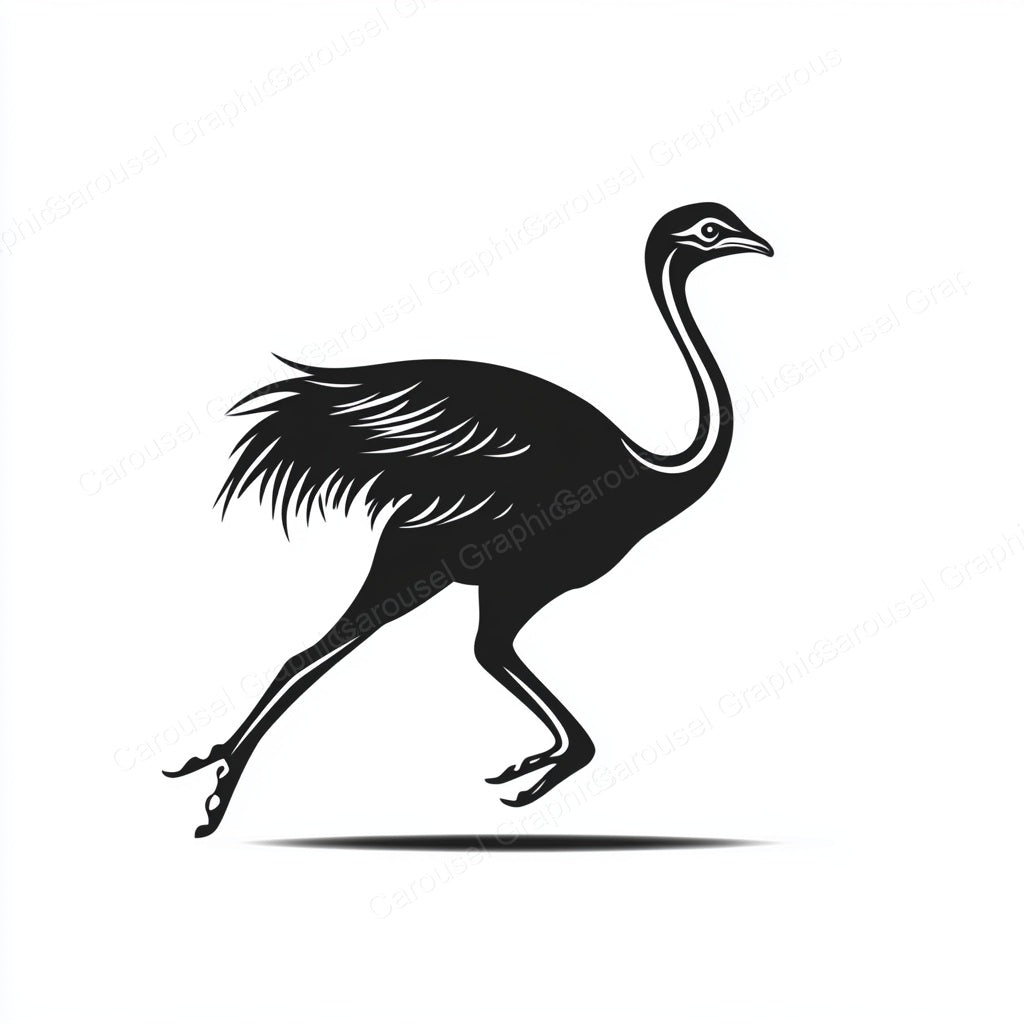 Ostrich Vector Graphic preview